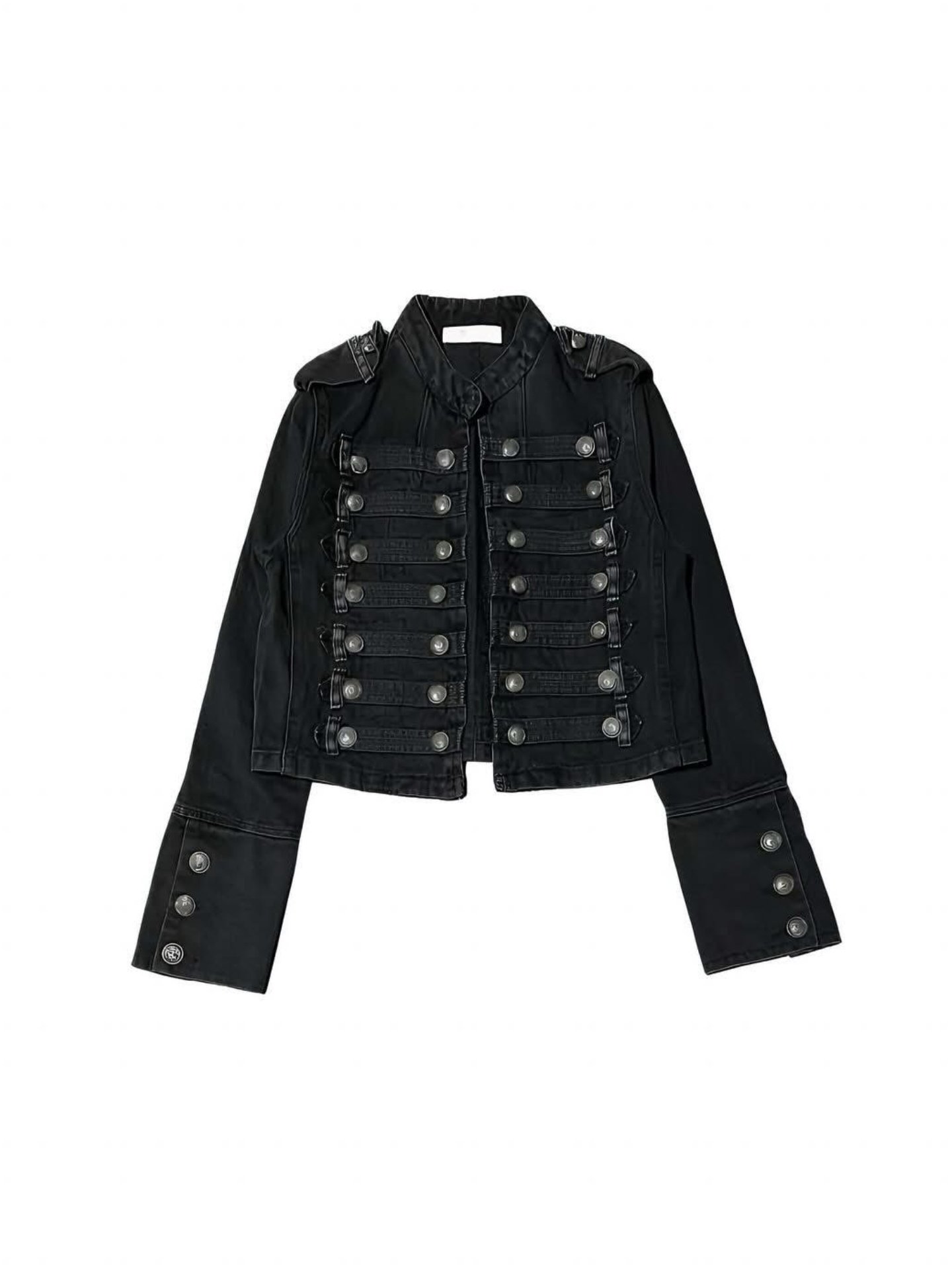 MILITARY-STYLE DENIM JACKET