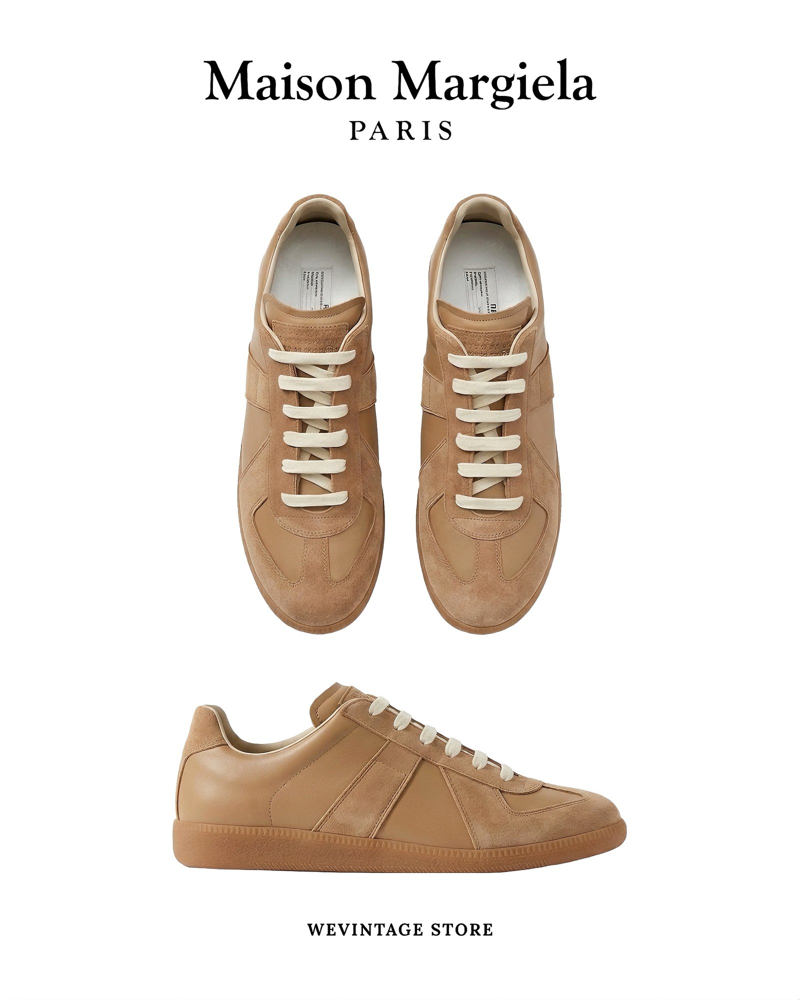 MAISON MARGIELA “REPLICA” BEIGE/OFF-WHITE (High Quality)